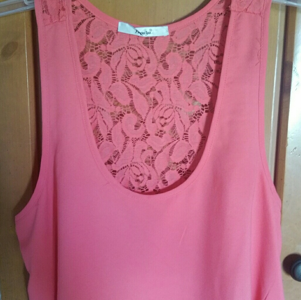 3/$15 Sz L Papaya ladies blouse
